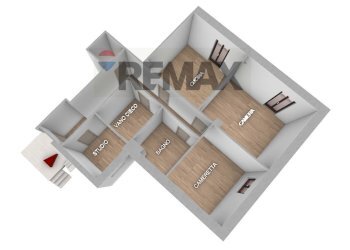Pianta 3D - Quadrilocale Via Alcide de Gasperi
4, Mattinata - foto 13