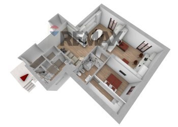 Pianta 3D - Quadrilocale Via Alcide de Gasperi
4, Mattinata - foto 14
