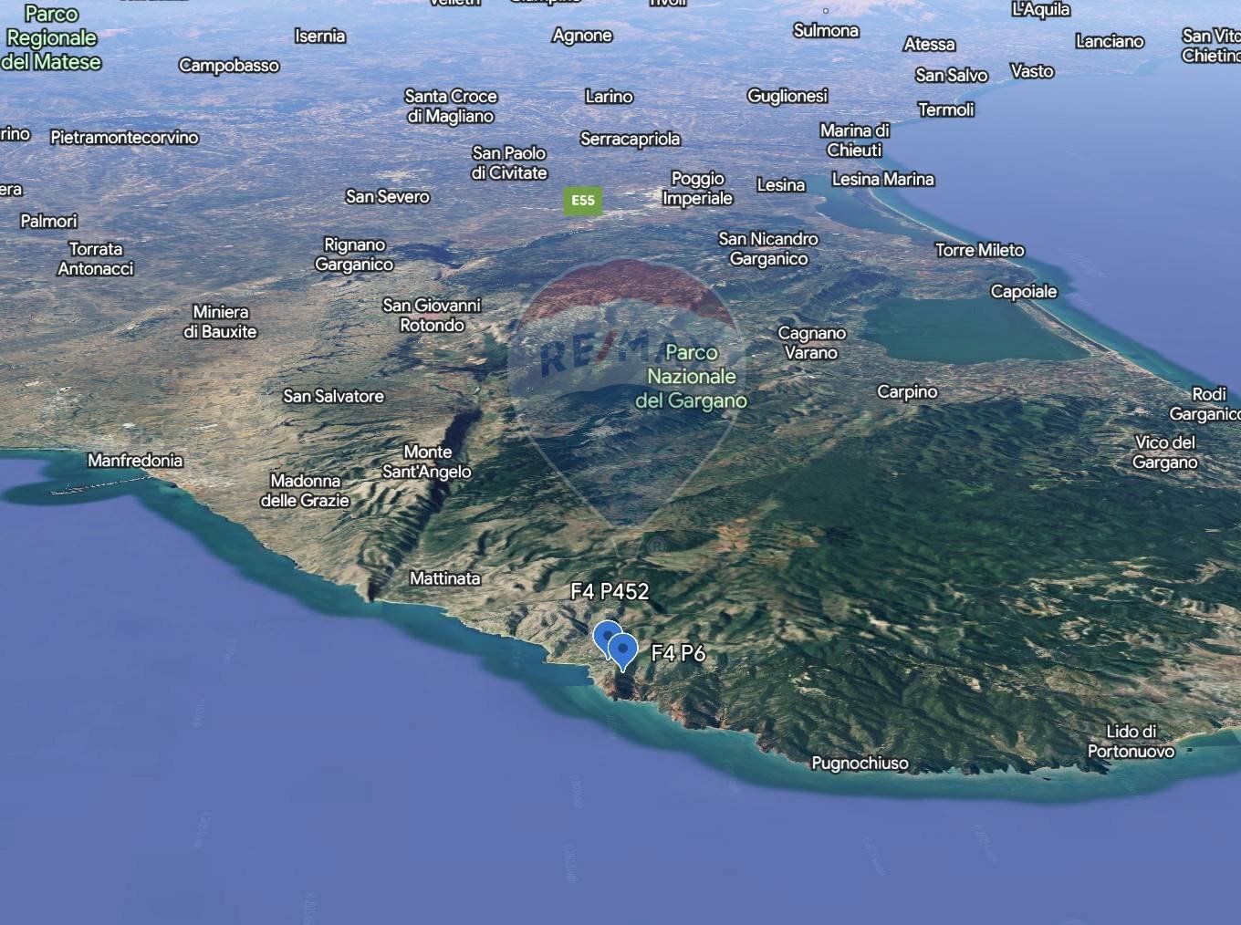 Posizione della mappa - Agricultural land Contrada Scappone, Mattinata - photo 2