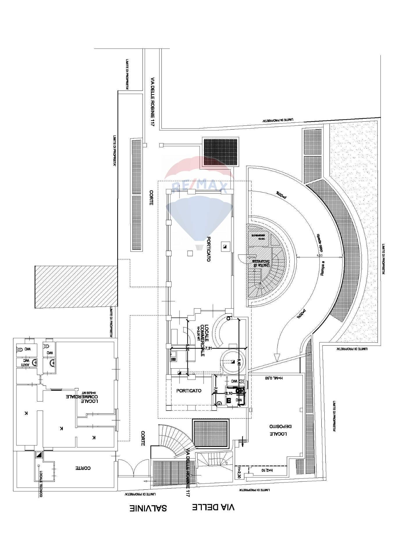 Pianta 2D - Shop via delle salvinie
 
7, Roma - floor plans 1