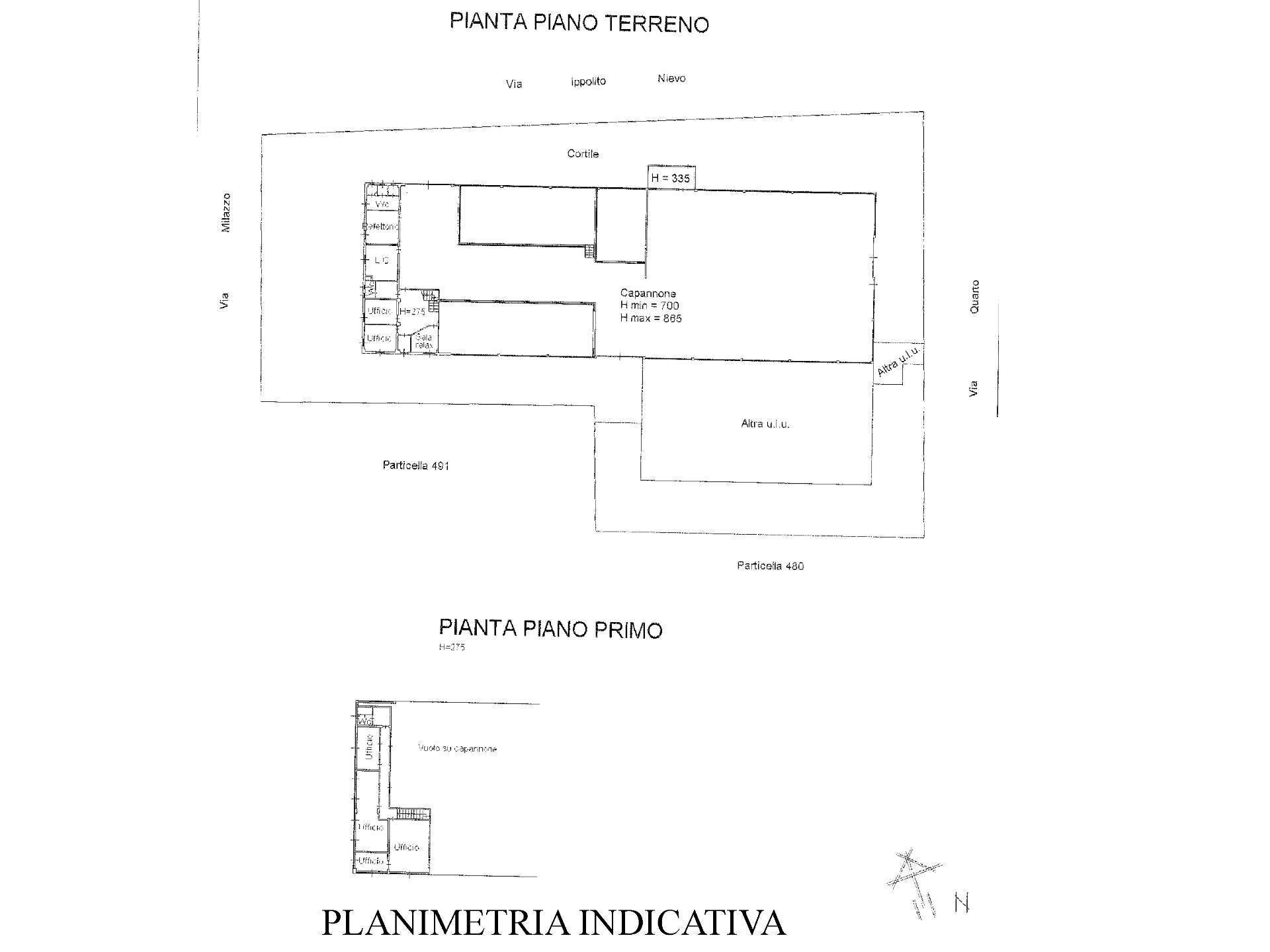Foto 35 - Capannone Via Quarto, Nichelino - planimetria 1