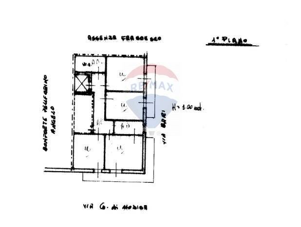 Pianta 2D - Apartment via G. Di Modica, Vittoria - floor plans 1