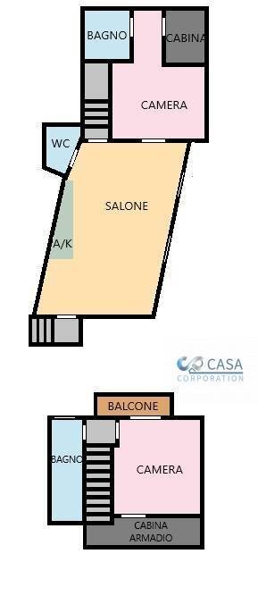 Foto 52 - Trilocale via dei cavalieri
 
33, San Polo dei Cavalieri - planimetria 1