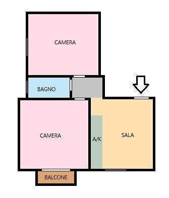 Foto 43 - Trilocale via casilina
 
815, Roma - planimetria 1