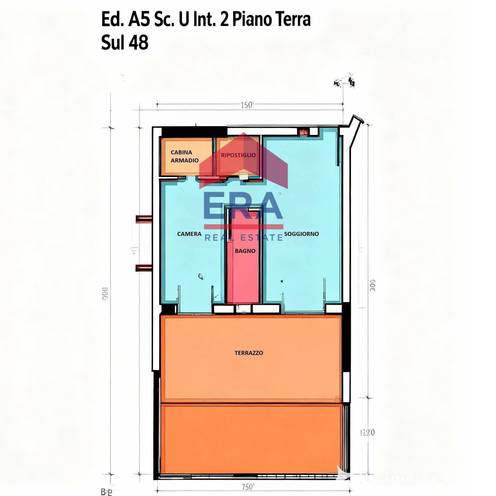 Foto 10 - Bilocale Via di Pratica Di Mare
 
snc, Pomezia - planimetria 1