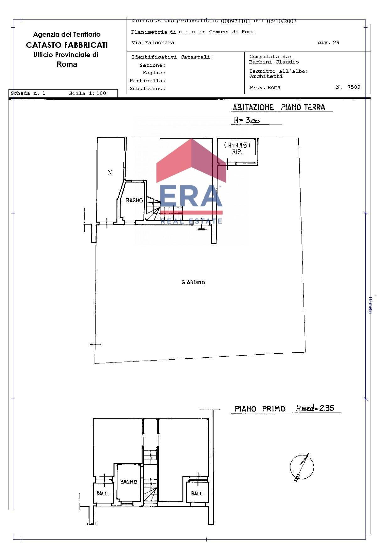 Foto 44 - Villa Via Falconara
 
29, Fiumicino - floor plans 1