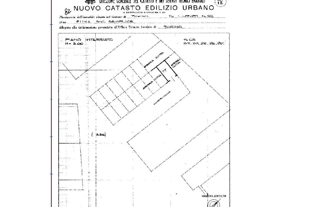 Box Via Luigi Luzzatti, Torino (neighborhood Lucento) - floor plans 1