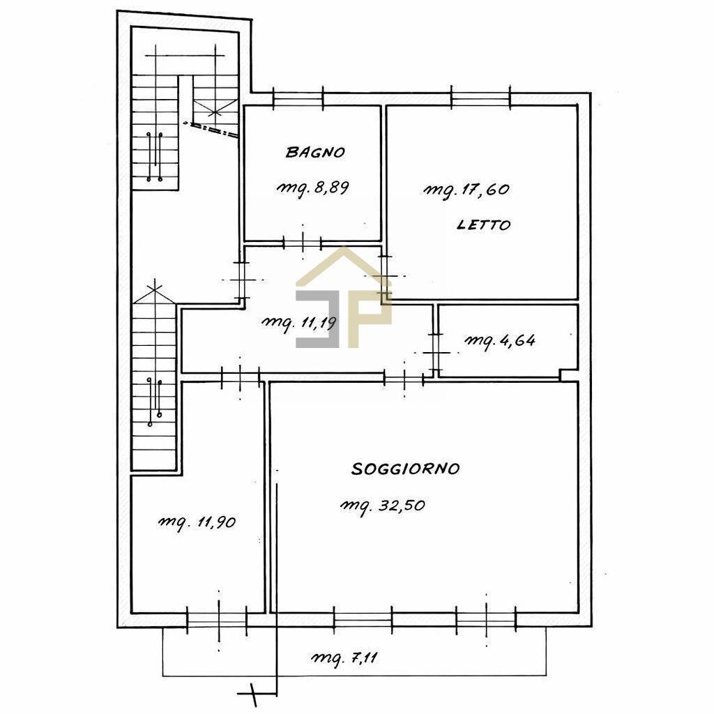 Foto 19 - Casa indipendente Via Pompeo Vannucci
 
119, Balestrate - planimetria 1