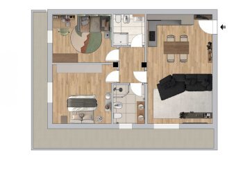 Planimetria.jpg - Three-room apartment San Sperate - photo 10