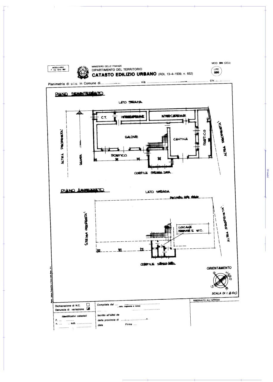 Pianta-Piano-Seminterrato-Web.jpg - Villa Via Roma 24, Gorzegno - planimetria 1