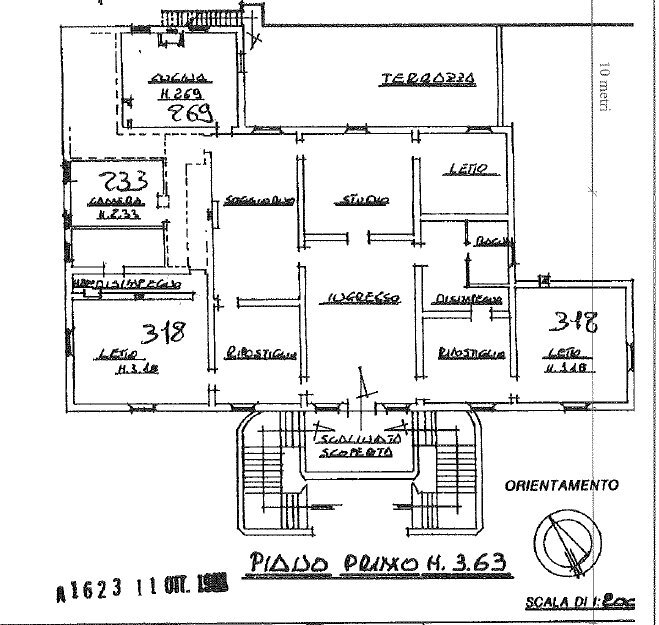 Villa Storica Via Reggiana, 5, Imola - planimetria 1