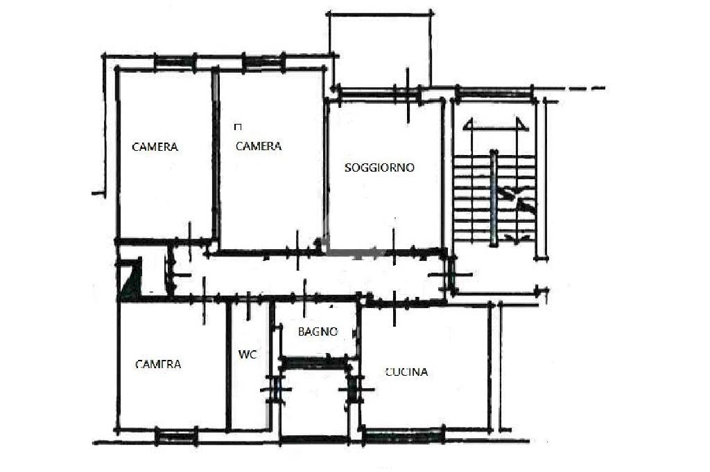 Appartamento Viale Papa Giovanni XXIII, Ivrea - planimetria 1