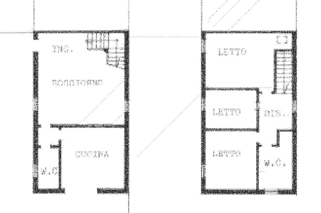 Semi-detached house Strada Provinciale 413 Romana Sud, Carpi - floor plans 1