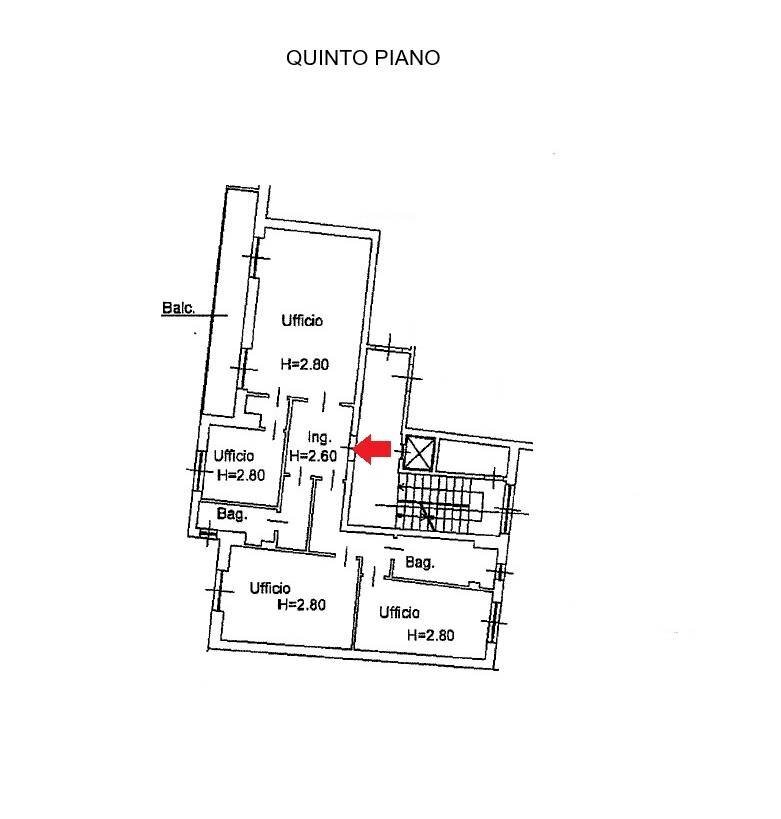 Foto 31 - Ufficio Piazza Vittorio Veneto
 
4, Magenta - planimetria 1