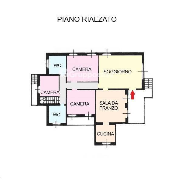 Foto 56 - Villa Via L. Manara
 
12, Magenta - planimetria 1