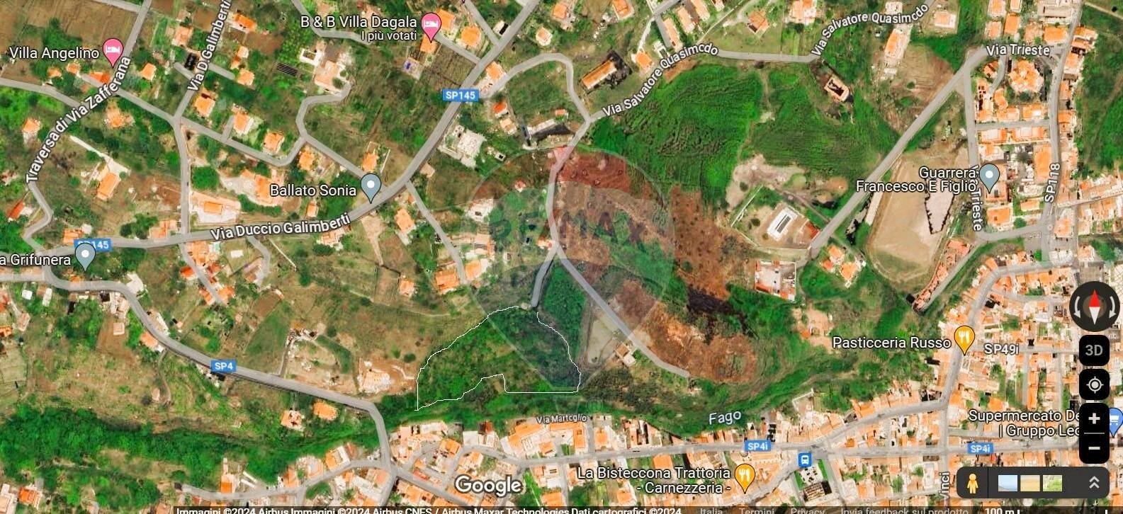 Posizione della mappa - Terreno agricolo Via Duccio Galimberti
 
snc, Santa Venerina - planimetria 1