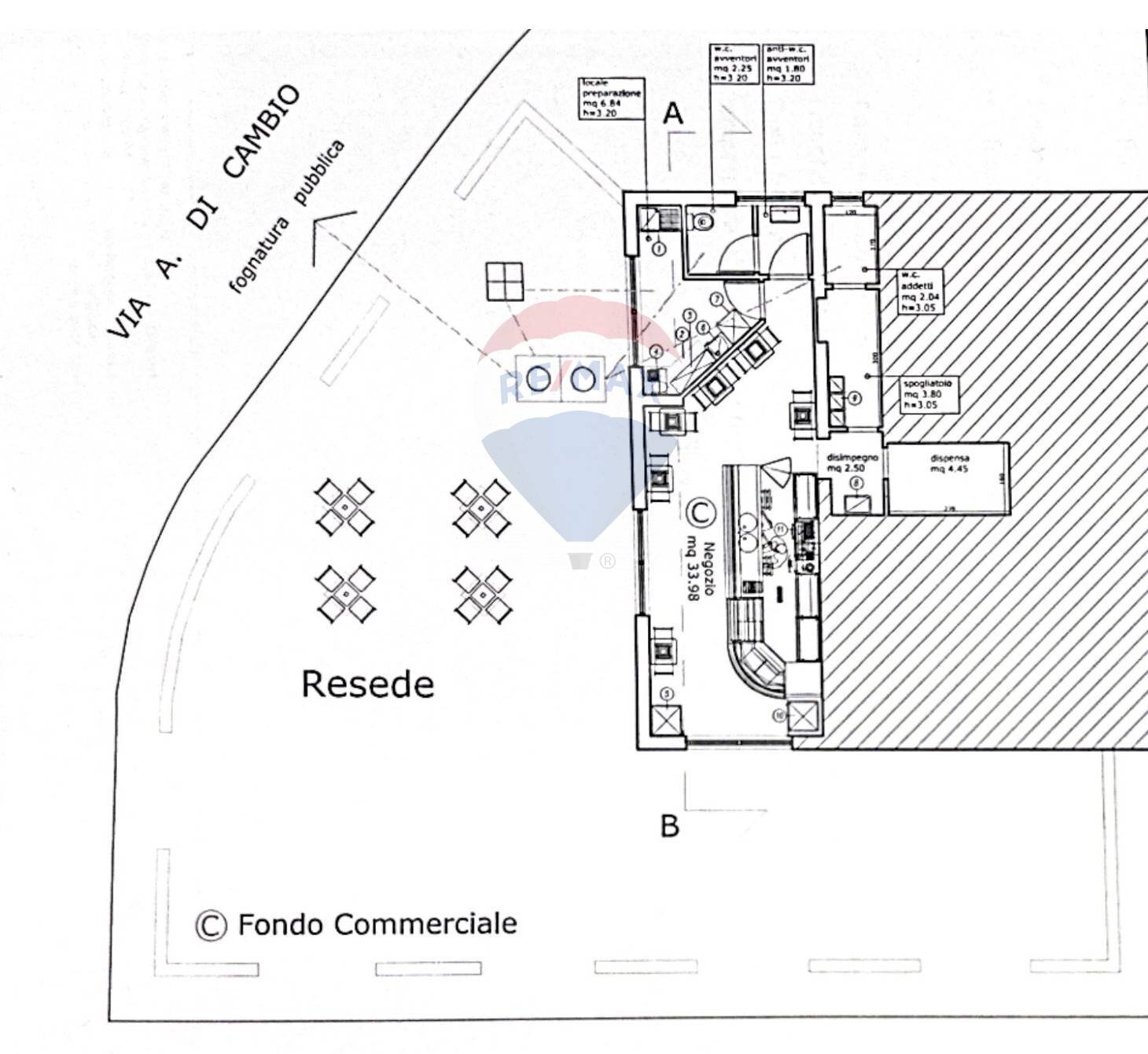 Pianta 2D - Cafeteria - Cold Bar Via Raffaelo Sanzio
 
1, Empoli - floor plans 1