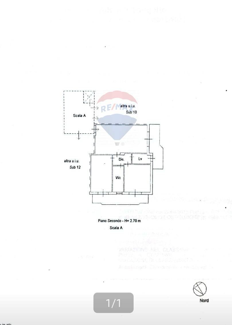 Pianta 2D - Three-room apartment Motta Sant'Anastasia - floor plans 1