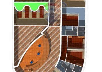 Pianta 3D - Appartamento via Piano
 
11, Rodi Garganico - foto 95