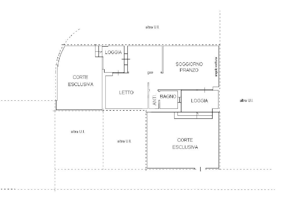 Three-room apartment Via Eugenio Montale, Cervia - floor plans 1
