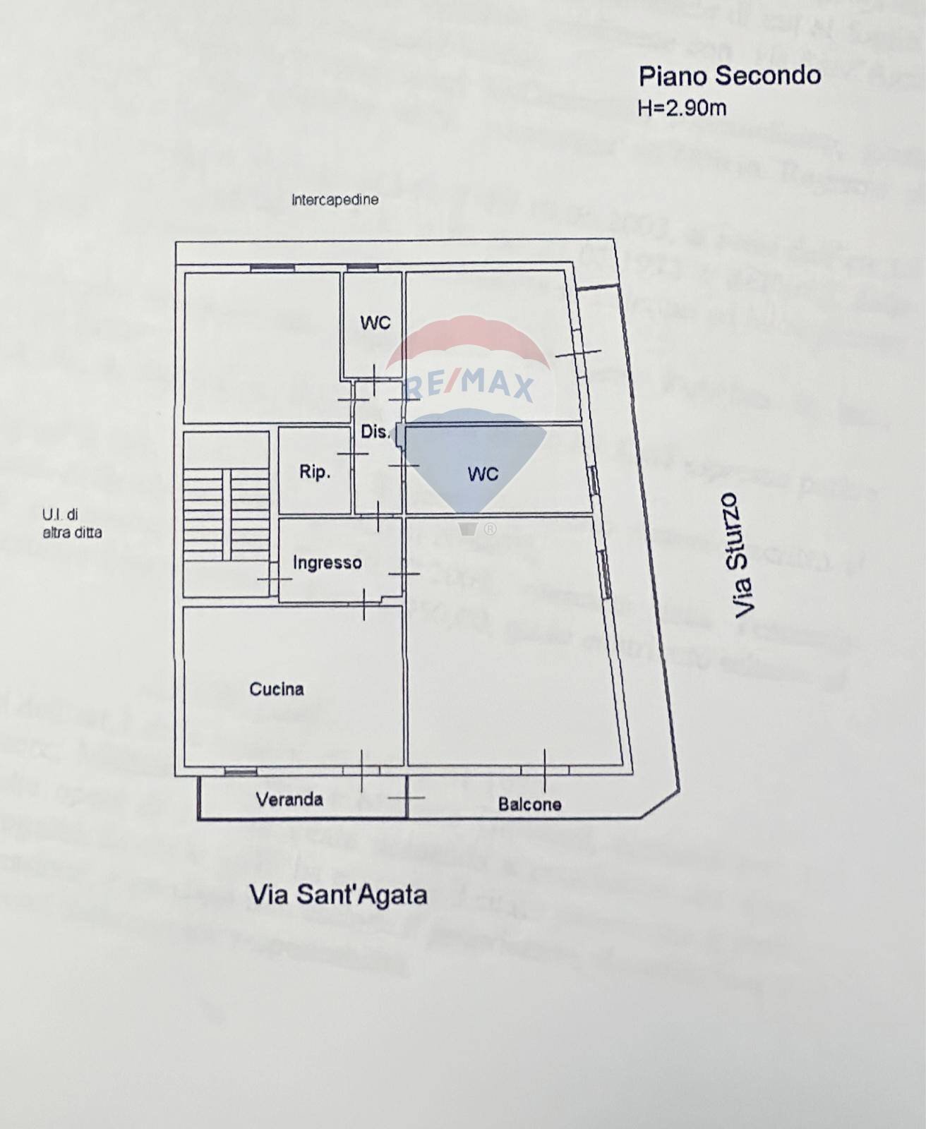 Pianta 2D - Appartamento via sant'agata
 
4, Villabate - planimetria 1