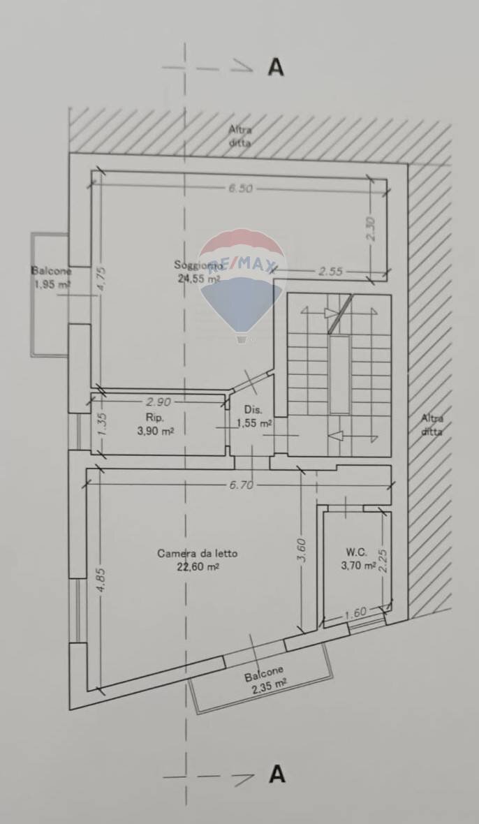 Pianta 2D - Casa indipendente Via Fusinato
 
4, Alcamo - planimetria 1