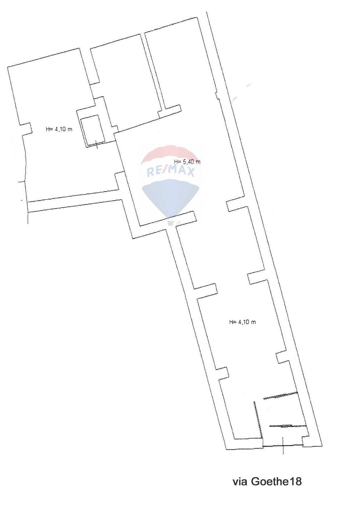 Pianta 2D - Negozio Via Goethe
 
18, Palermo - planimetria 1