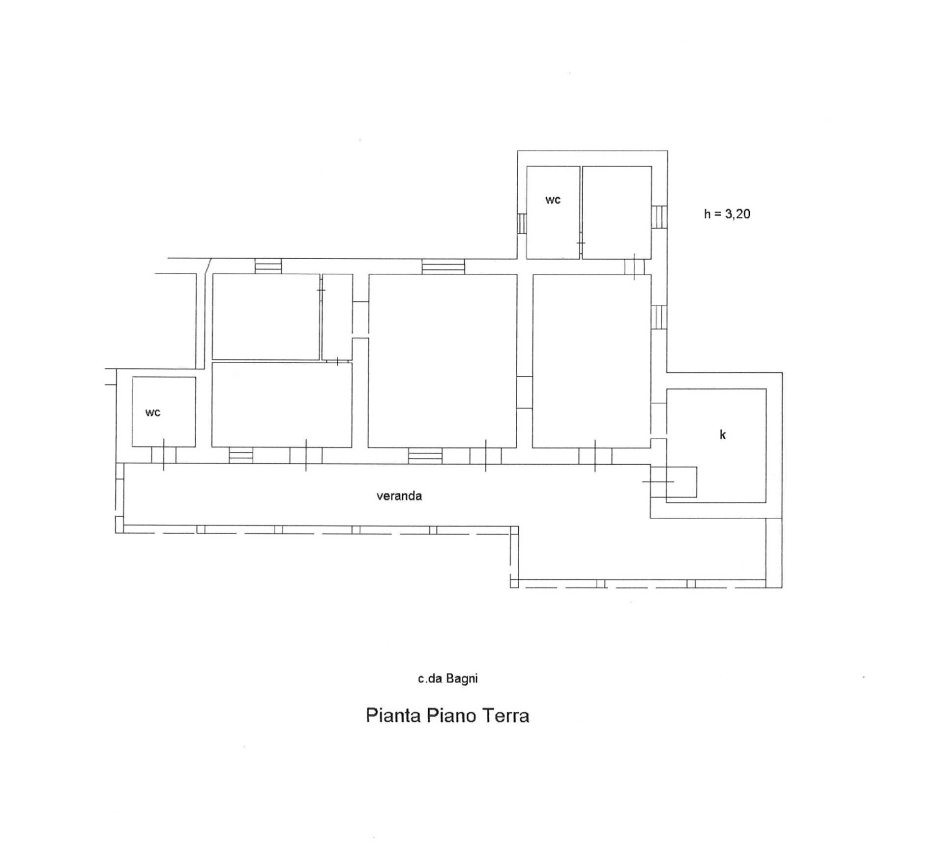 Foto 46 - Villa Contrada Bagni
 
snc, Canicattini Bagni - planimetria 1