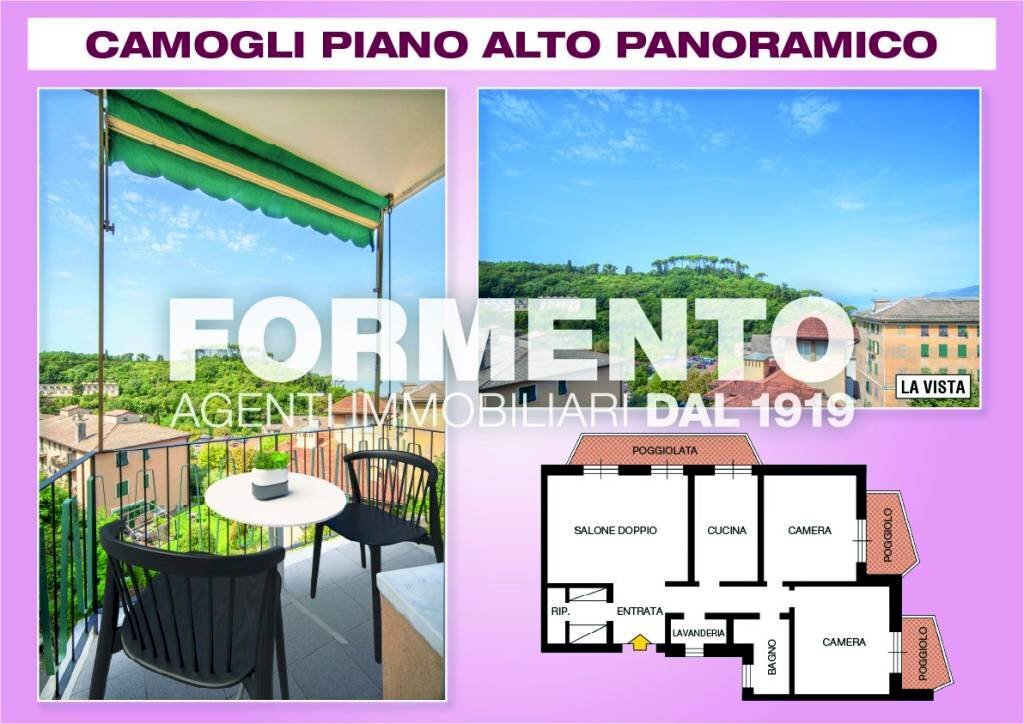 Planimetria - Apartment via Giovanni Bettolo, Camogli - photo 1