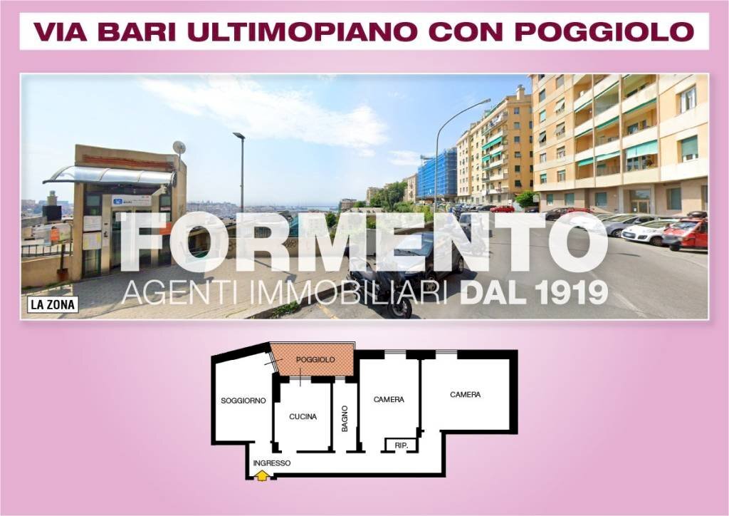 Planimetria - Appartamento via Bari, Genova - foto 1