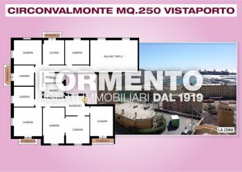 Planimetria - Appartamento via Pagano Doria, Genova - foto 1