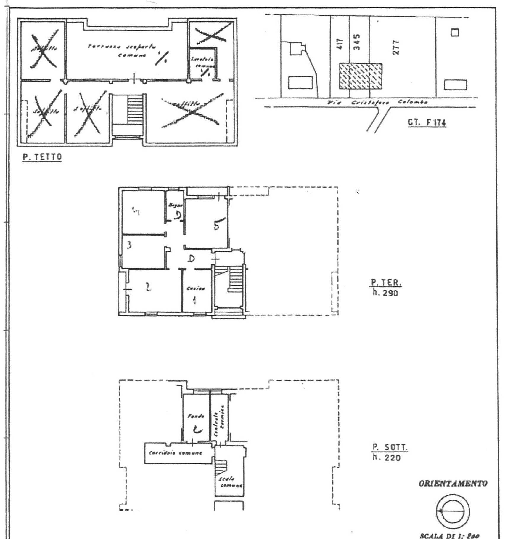 Foto 14 - Four-room apartment Via Cristoforo Colombo
 
19, Foligno - floor plans 1
