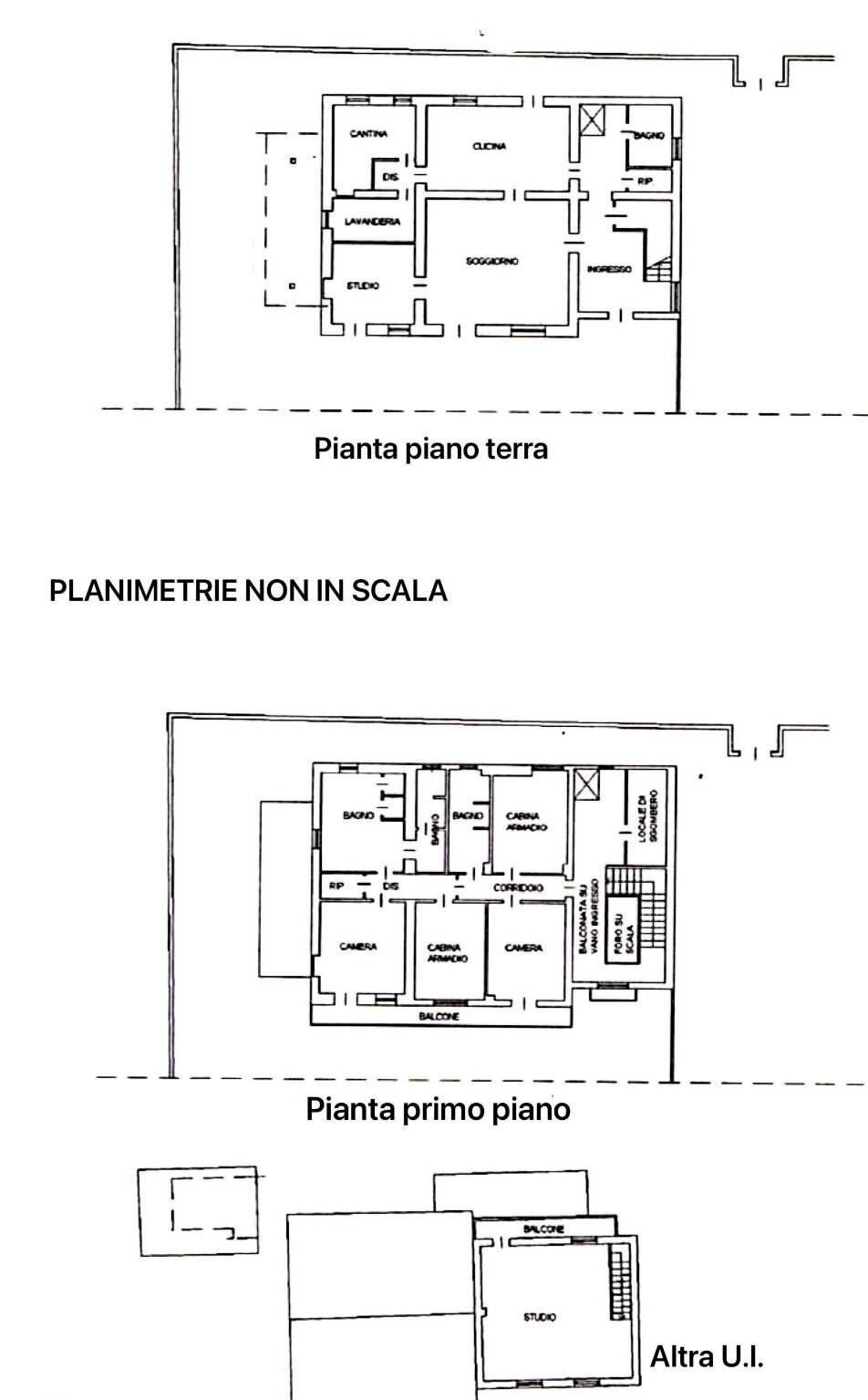 Villa Canton Clare, Rivarolo Canavese - planimetria 1