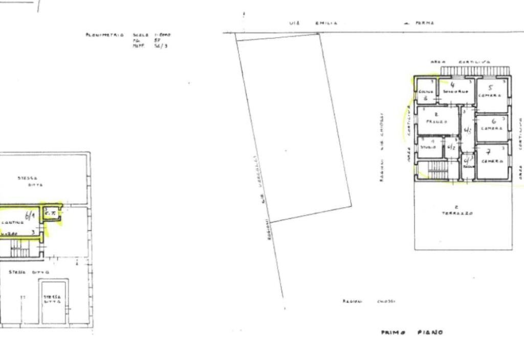 Dimora Storica Fratelli Cervi Fratelli cervi, Reggio nell'Emilia - planimetria 1