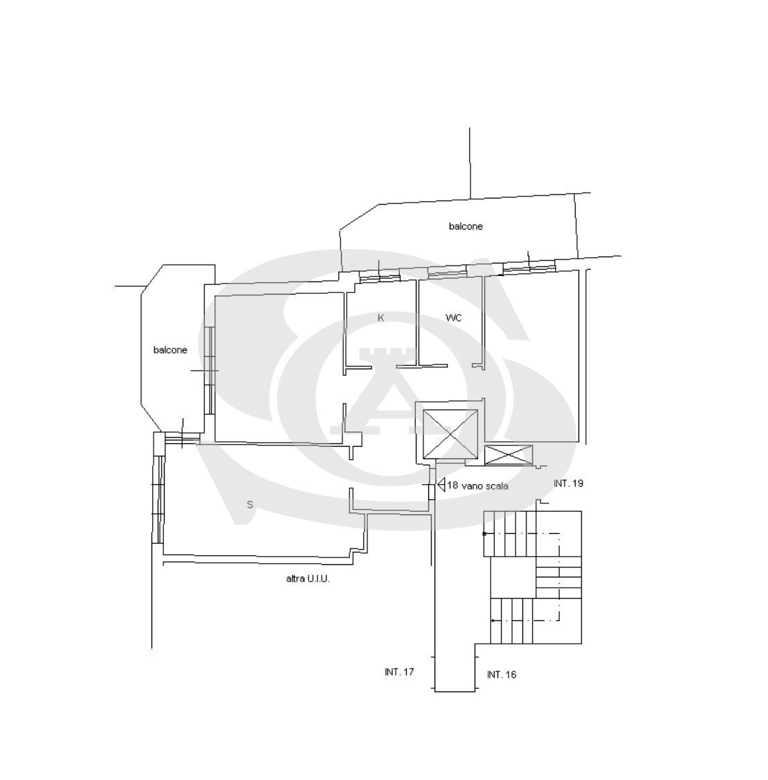 Planimetria.jpg - Trilocale Via Barabino 1, Sanremo - planimetria 1