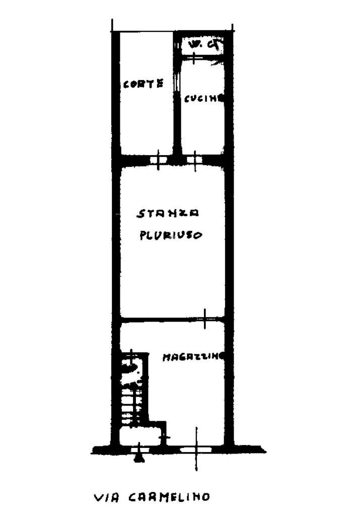 Casa indipendente Via Carmelino, Ferrara - planimetria 1