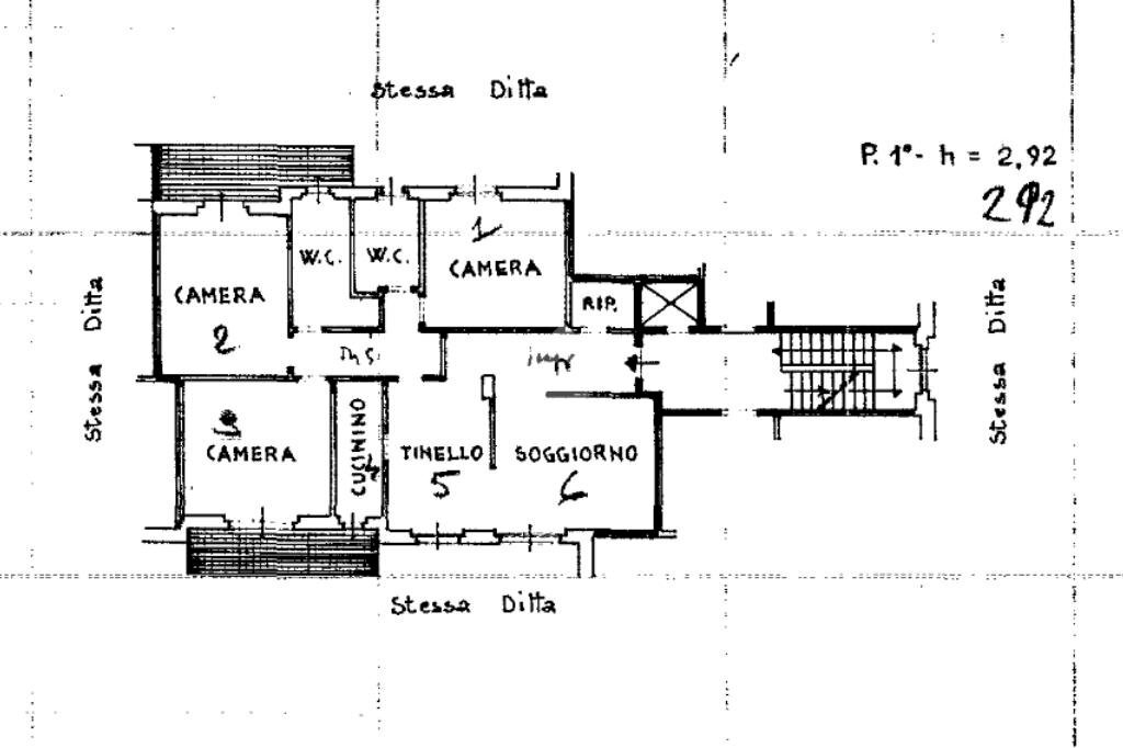 Apartment Via Crosa Della Maccarina, Novi Ligure - floor plans 1
