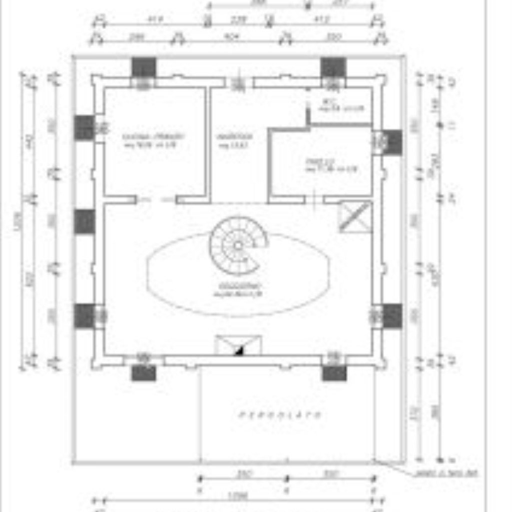 Villa Via Ragone, Ravenna - floor plans 1
