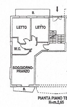 Trilocale Via dei Faggi, SNC, Capracotta - planimetria 1