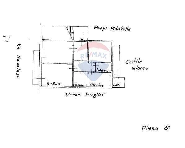 Pianta 2D - Quadrilocale Via Macaluso
83/A, Catania - foto 3