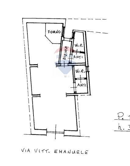 Pianta 2D - Commercial Premises via vittorio emanuele
 
310, Biancavilla - floor plans 1