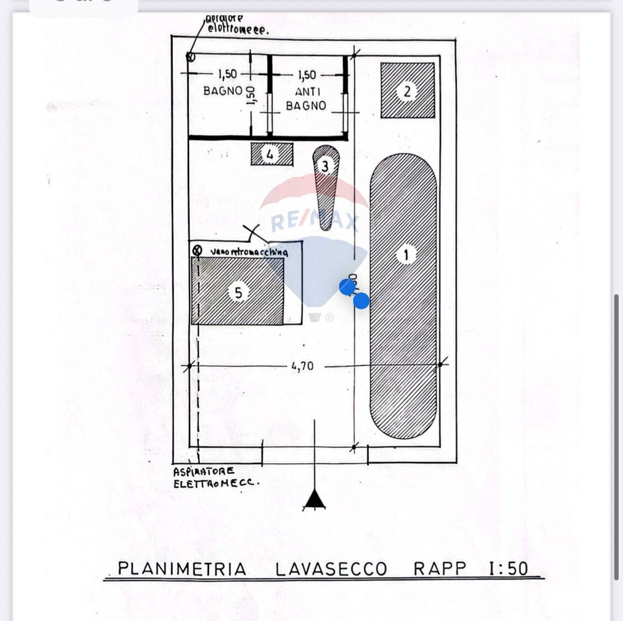 Pianta 2D - Attività Commerciale Via Andrea meldola
 
206/208, Roma - planimetria 1