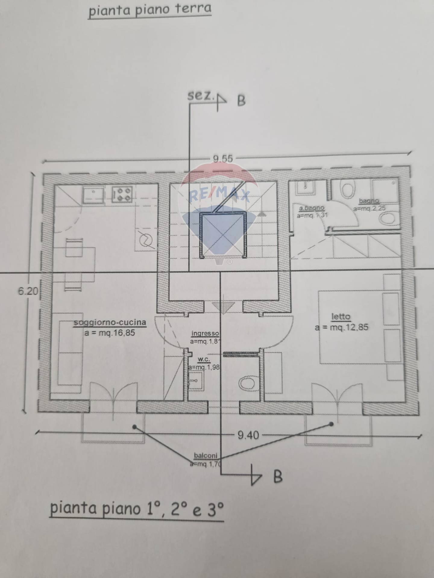 Pianta 2D - Quadrilocale Vicolo Busari
 
19, Palermo - planimetria 1