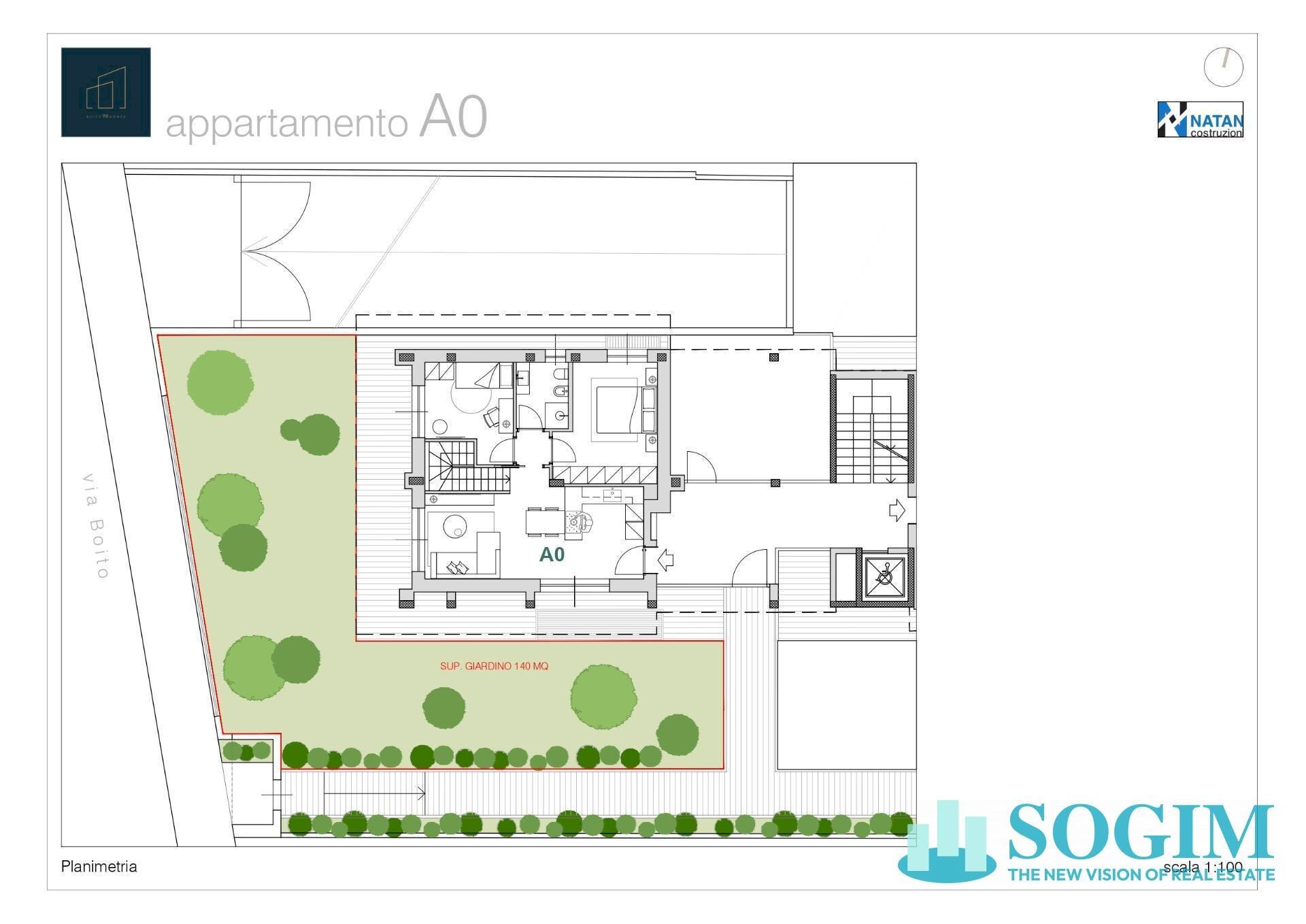 Foto 7 - Trilocale Via Boito
 
98, Monza - planimetria 1