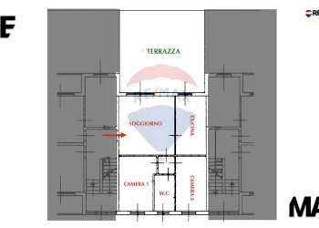 Pianta 2D - Trilocale via Giuseppe Garibaldi
 
18, Casarile - foto 51