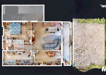 Pianta 3D - Trilocale via Giuseppe Garibaldi
 
18, Casarile - foto 53