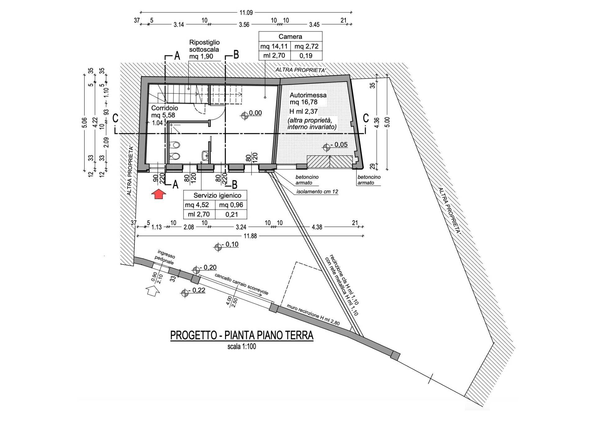 Foto 10 - Casa semi indipendente Vicolo Parolini
 
4, Bassano del Grappa - planimetria 1