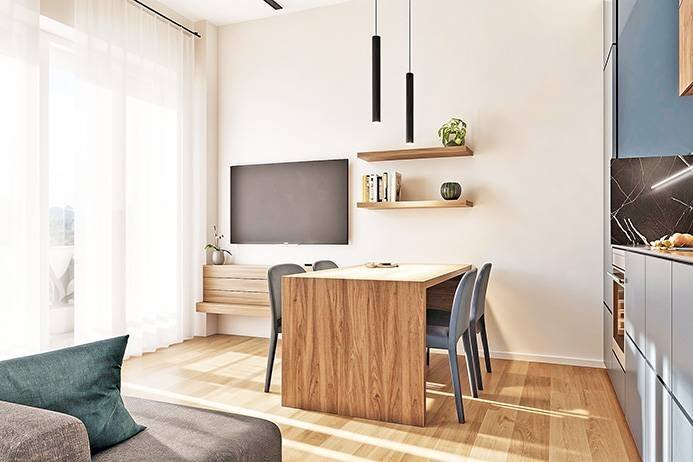 Soggiorno - Bilocale Via Guglielmo D'alzano, Bergamo - foto 2