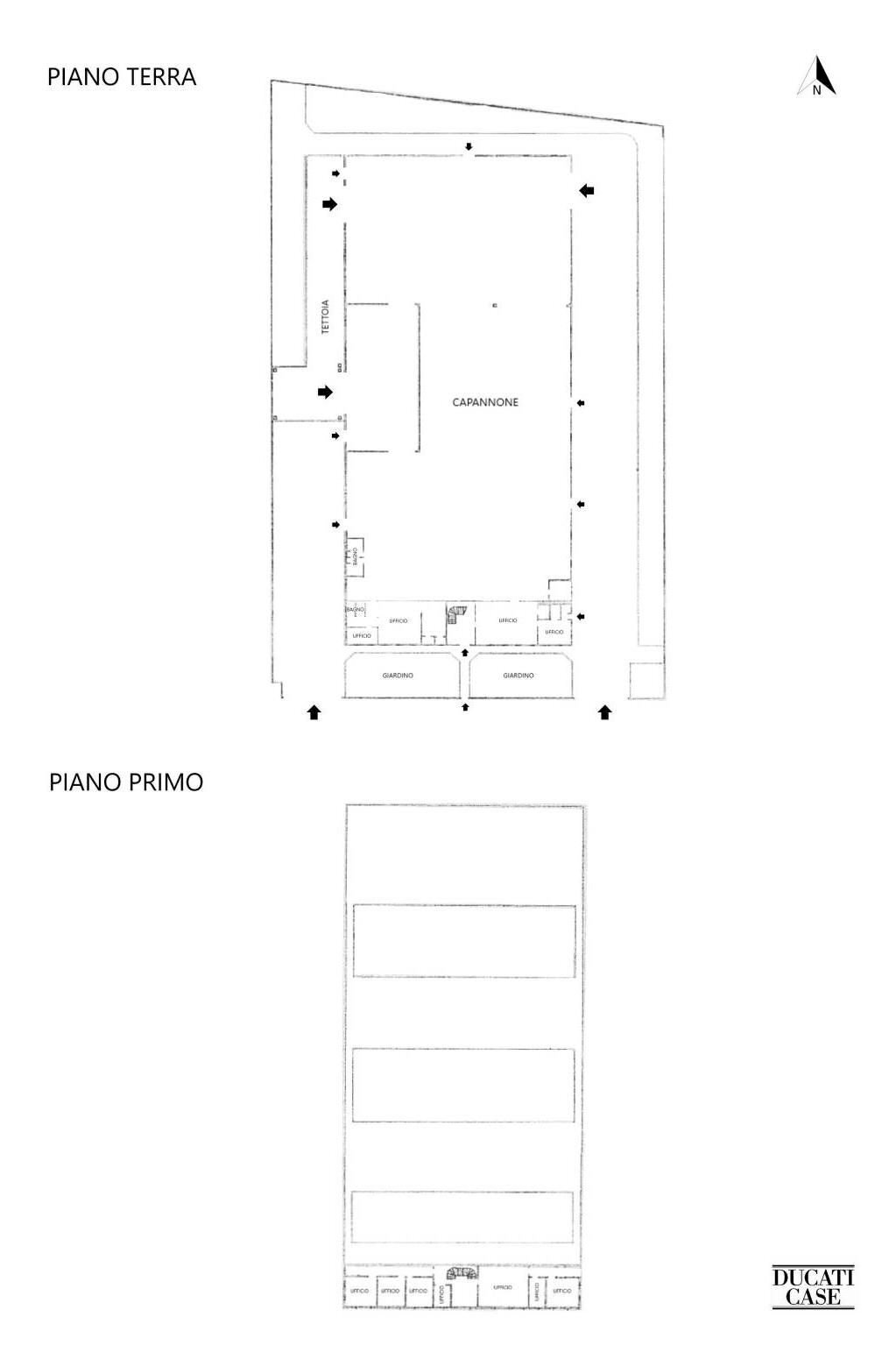 Capannone via Sofocle, Agrate Brianza - planimetria 1