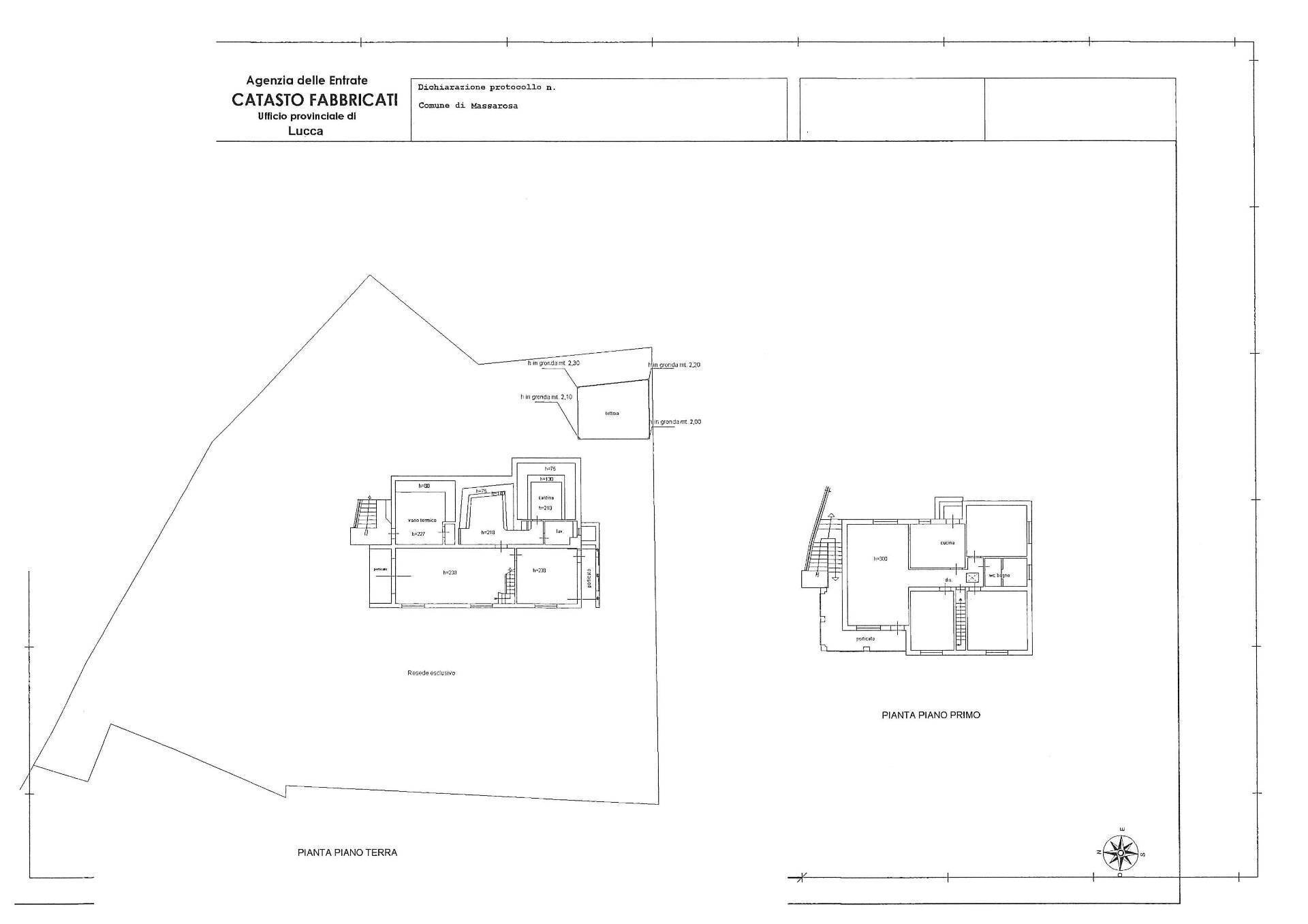 Foto 54 - Villa via vittorio veneto, Massarosa - floor plans 1